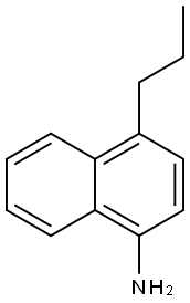 4-propylnaphthalen-1-amine HCl salt Struktur