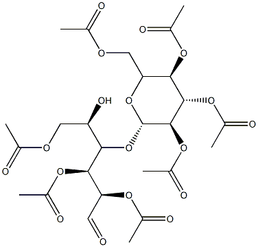 2,3,6,2',3',4',6'-hepta-O-acetylcellobiose Structure