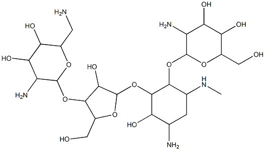 3-N-methylparomomycin I 化学構造式