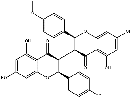 SIKOKIANIN A, 106293-99-6, 结构式