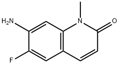 2(1H)-Quinolinone,7-amino-6-fluoro-1-methyl-(9CI),106372-81-0,结构式