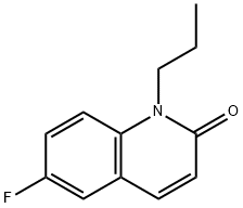 2(1H)-Quinolinone,6-fluoro-1-propyl-(9CI) Struktur