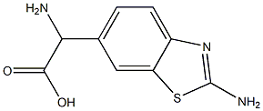 6-Benzothiazoleaceticacid,alpha,2-diamino-(9CI) Structure