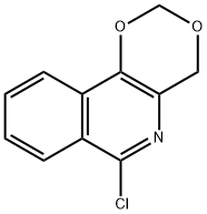 4H-1,3-Dioxino[5,4-c]isoquinoline,6-chloro-(9CI) 结构式