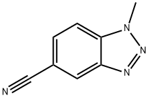 1-methyl-1H-1,2,3-benzotriazole-5-carbonitrile(SALTDATA: FREE), 1065100-55-1, 结构式