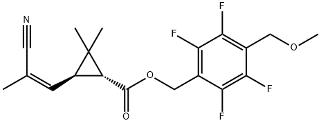 epsilon-momfluorothrin 化学構造式