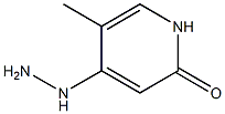 2(1H)-Pyridinone,4-hydrazino-5-methyl-(9CI) Structure