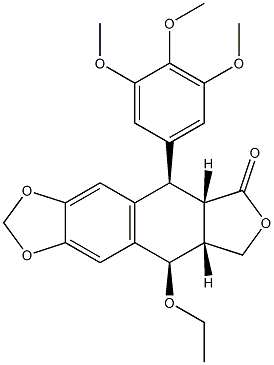 picropodophyllin-1-ethyl ether,106709-55-1,结构式