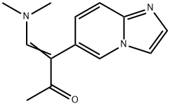 but-3-en-2-one compound with imidazo[1,2-a]pyridine (1:1) Struktur