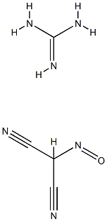 guanidine, compound with nitrosopropanedinitrile (1:1) Structure