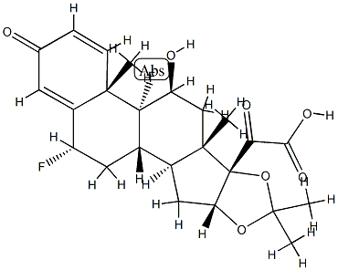 Fluocinolone Acetonide-21-carboxylic Acid|(6ALPHA,11BETA,16ALPHA,17ALPHA)-6,9-二氟-11-羟基-16,17-[(1-甲基亚乙基)二(氧基)]-3,20-二氧代孕甾-1,4-二烯-21-酸