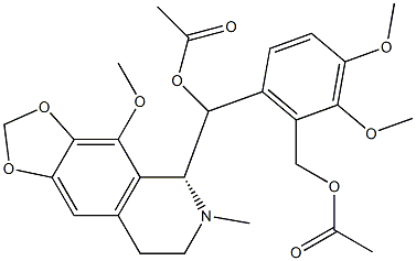 ALPHA-那可丁二醇二乙酸酯, 106982-95-0, 结构式