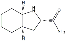 1H-Indole-2-carboxamide,octahydro-,[2S-(2-alpha-,3a-alpha-,7a-alpha-)]-(9CI),107045-61-4,结构式