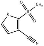 2-Thiophenesulfonamide,3-cyano-(9CI) Struktur