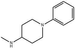 1-苯基-4-甲胺基哌啶 结构式