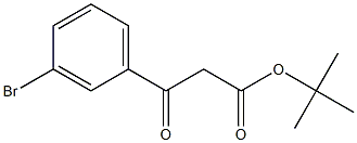 BETA-OXO-3-BROMO-BENZENEPROPANOIC ACID 1,1-DIMETHYLETHYL ESTER, 1071767-18-4, 结构式