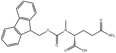 FMOC-N-ME-D-GLN-OH,1071815-00-3,结构式