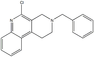 3-benzyl-5-chloro-1,2,3,4-tetrahydro- benzo[c][2,7]naphthyridine Structure