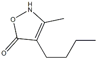 5(2H)-Isoxazolone,4-butyl-3-methyl-(9CI) Struktur
