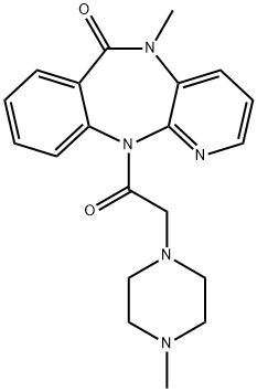 N-methylpyrenzepine Struktur