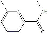 2-Pyridinecarboxamide,N,6-dimethyl-(9CI) Struktur