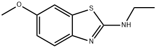 2-Benzothiazolamine,N-ethyl-6-methoxy-(9CI) 化学構造式
