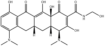 Minocycline N-Hydroxymethyl Impurity Structure