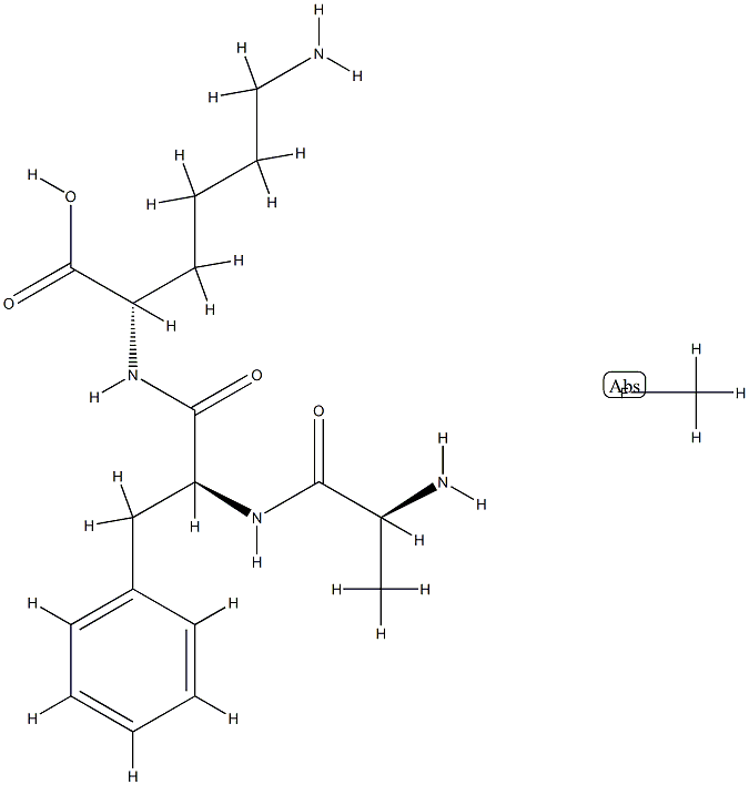 alanyl-phenylalanyl-lysine fluoromethane Structure