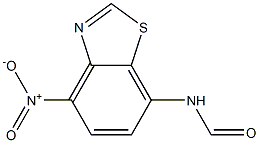 Formamide,N-(4-nitro-7-benzothiazolyl)-(9CI) Struktur