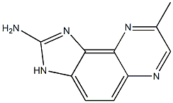 1H-Imidazo[4,5-f]quinoxalin-2-amine,8-methyl-(9CI) 结构式