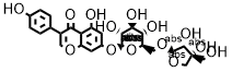 染料木素-7-O-Β-D-呋喃芹糖基-(1→6)-O-Β-D-吡喃葡萄糖苷, 108044-05-9, 结构式