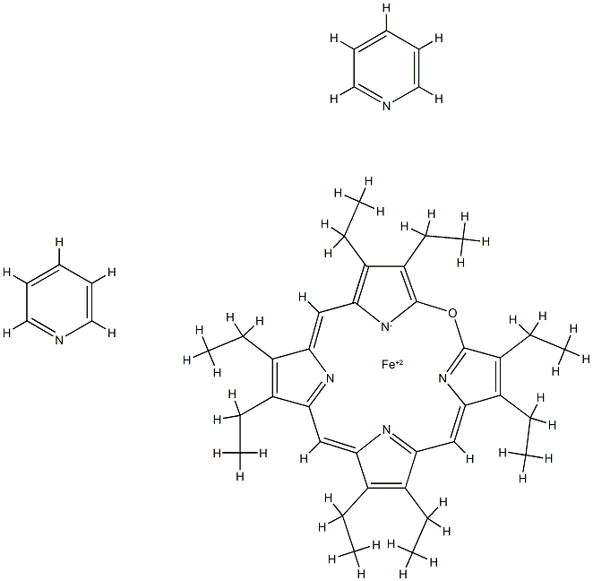 octaethylverdohemochrome Structure