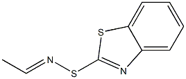 2-Benzothiazolesulfenamide,N-ethylidene-(6CI) 结构式