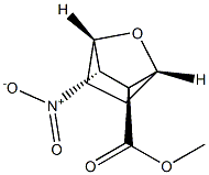 7-Oxabicyclo[2.2.1]heptane-2-carboxylicacid,3-nitro-,methylester,(1R,2S,3S,4S)-rel-(9CI) Struktur