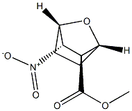 7-Oxabicyclo[2.2.1]heptane-2-carboxylicacid,3-nitro-,methylester,(1R,2S,3S,4S)-rel-(9CI) Structure