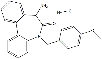 6H-Dibenz[b,d]azepin-6-one, 7-amino-5,7-dihydro-5-[(4-methoxyphenyl)methyl]-, hydrochloride (1:1)|NA 无结构图