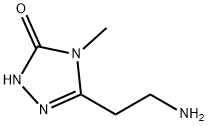 5-(2-aminoethyl)-4-methyl-2,4-dihydro-3H-1,2,4-triazol-3-one(SALTDATA: HCl 0.25H2O) Structure