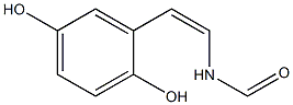 (Z)-N-[2-(2,5-Dihydroxyphenyl)ethenyl]-formamide (cis Erbstatin),108536-24-9,结构式