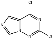 2,4-Dichloro-imidazo[5,1-f][1,2,4]triazine 化学構造式