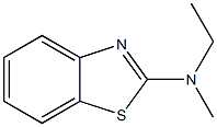 2-Benzothiazolamine,N-ethyl-N-methyl-(9CI) 结构式