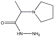 2-(1-pyrrolidinyl)propanohydrazide(SALTDATA: FREE) Struktur