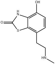 2(3H)-Benzothiazolone,4-hydroxy-7-[2-(methylamino)ethyl]-(9CI) 结构式