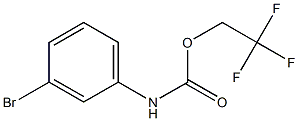 2,2,2-三氟乙基N-(3-溴苯基)氨基甲酸酯,1087797-98-5,结构式