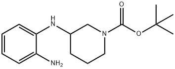 1-BOC-3-[(2-AMINOPHENYL)AMINO]-PIPERIDINE Struktur