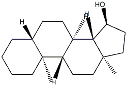 5α-Androstan-15α-ol,1090-01-3,结构式