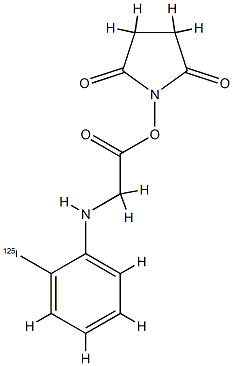 N-hydroxysuccinimide hippuran ester 结构式