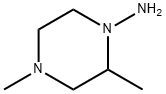 1-Piperazinamine,2,4-dimethyl-(9CI) Structure