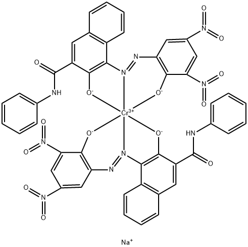 109125-50-0 Chromate(1-), bis[3-hydroxy-4-[(2-hydroxy- 3,5-dinitrophenyl)azo]-N-phenyl-2-naphthalenecarboxamidato (2-)]-, sodium