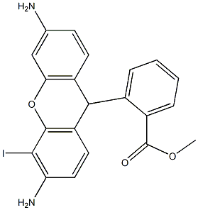 2'-iododihydrorhodamine 123 Structure