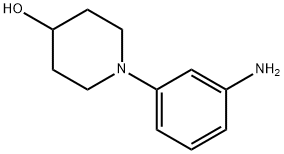 1-(3-AMINOPHENYL)PIPERIDIN-4-OL(WXC08112) 化学構造式